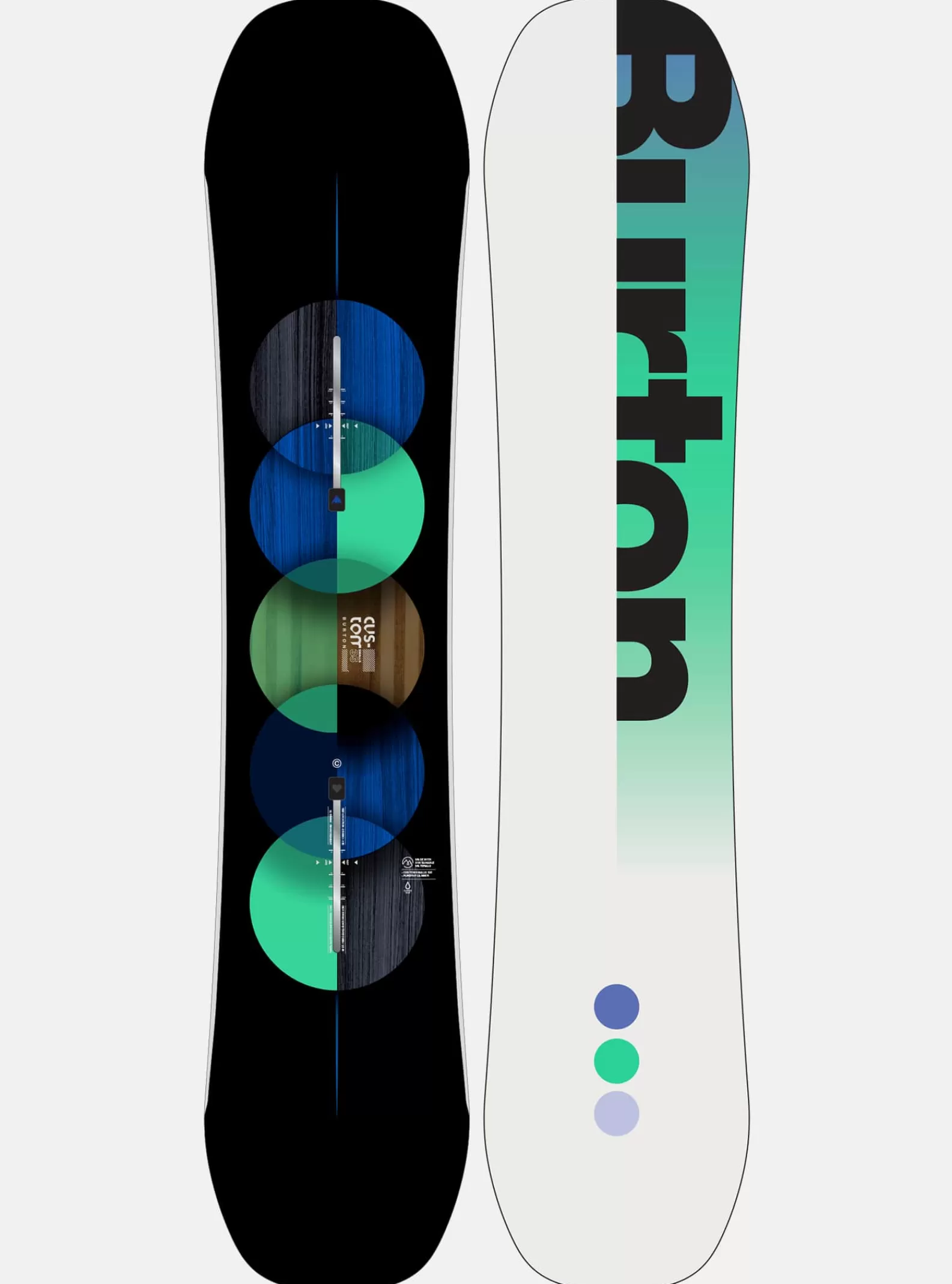 Burton Kids' Custom Smalls Camber Snowboard<Kids Snowboards