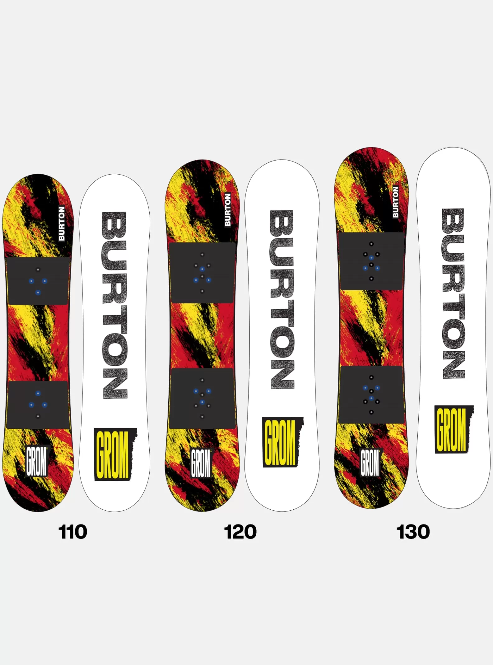 Burton Kids' Grom Flat Top Snowboard<Kids Snowboards