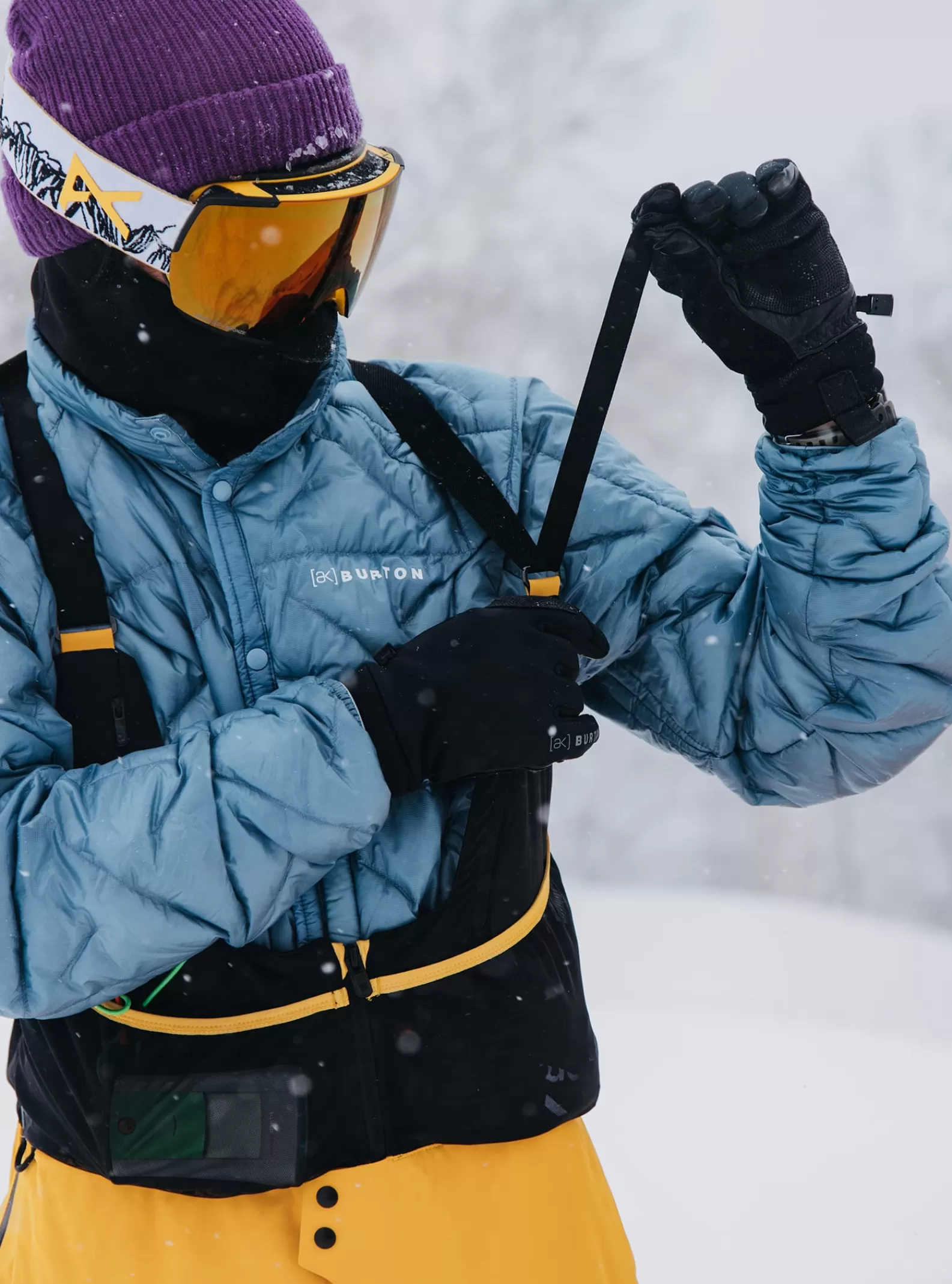 Burton Men's [ak] Tusk GORE-TEX PRO 3L Hi-Top Bib Pants< Snow Pants & Bibs