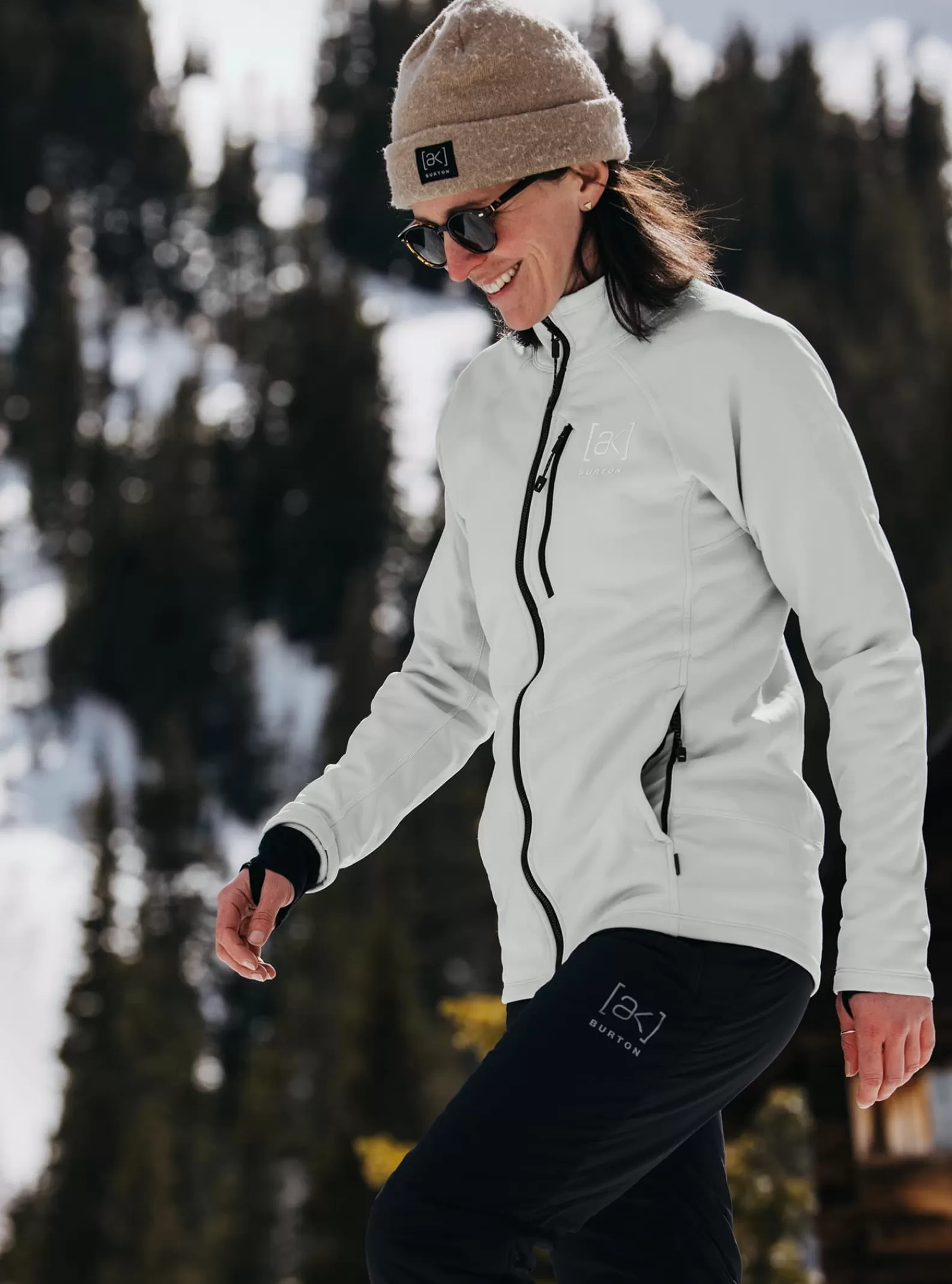 Burton Women's [ak] Baker Stretch Full-Zip Fleece<Women Fleece | Mid Layer