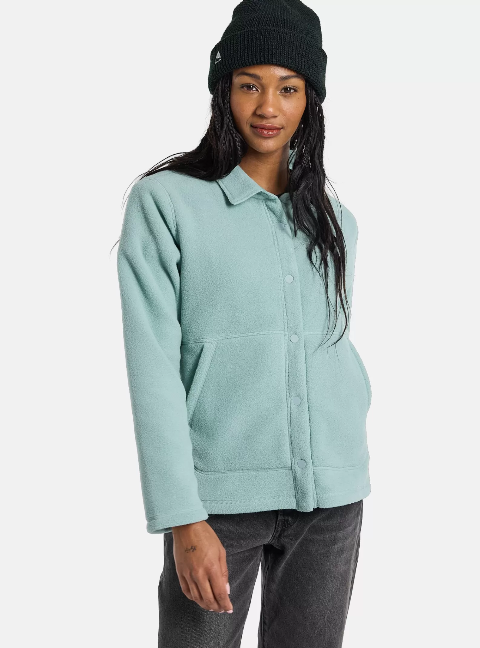 Burton Women's Cinder Snap-Up Fleece<Women Fleece