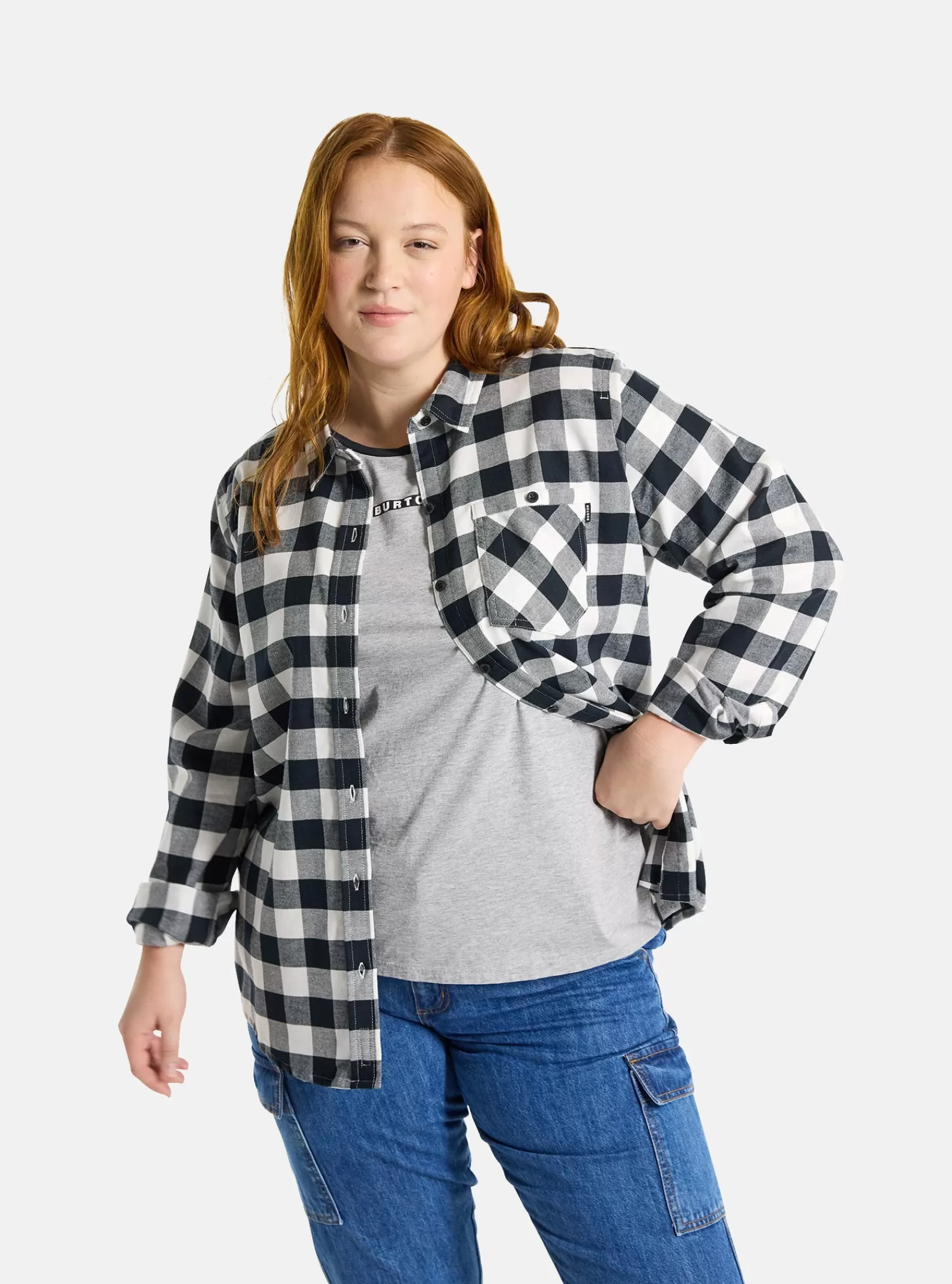 Burton Women's Favorite Long Sleeve Flannel Shirt<Women Shirts & Flannels